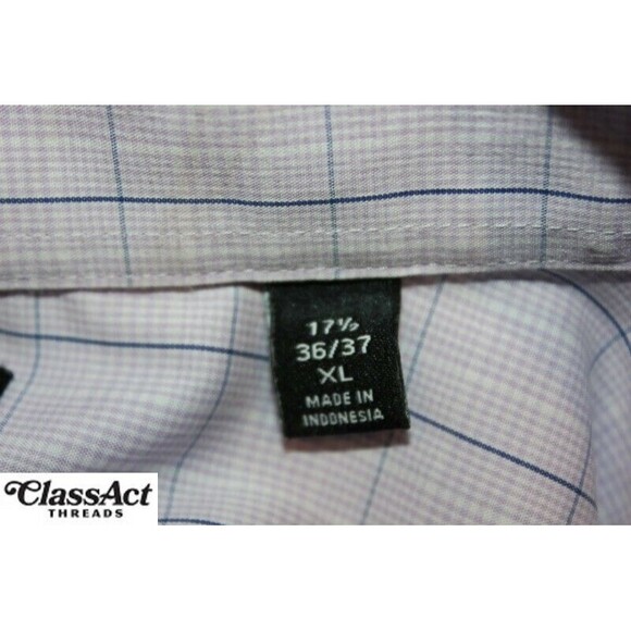 Lauren Ralph Lauren Purple Slim Fit Performance Stretch 17.5 XL Black Label - Picture 7 of 9